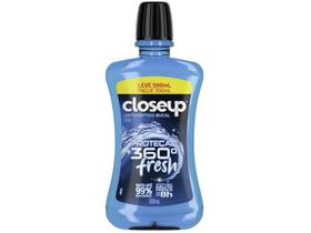 Antisséptico Bucal CloseUp Ice com Álcool 500ml Antisséptico Bucal CloseUp Ice com Álcool 500ml