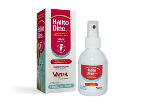 Antisséptico Bucal Hálito Dine 100ml p Cães e Gatos - Vansil