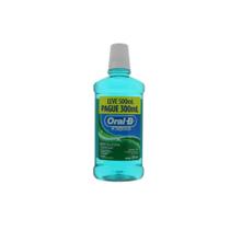 Antisséptico Bucal Oral-B Hortelã sem Álcool 500 ml Pague 300 ml Antisséptico Bucal Oral-B Hortelã sem Álcool 500 ml Pague 300 ml