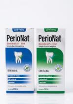 Antisséptico Bucal PerioNat 250ml - Clorexidina 0,12% + Xilitol Cor:verde(com alcool) Antisséptico Bucal PerioNat 250ml - Clorexidina 0,12% + Xilitol Cor:verde(com alcool)