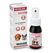 Antisséptico Vetiolate com bico spray - 30ml Bio Farm - Biofarm
