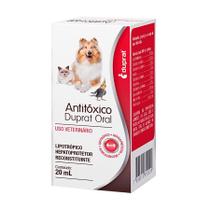 Antitóxico Duprat Solução Oral para Cães e Gatos 20ml