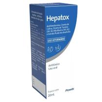 Antitóxico Hepatox 20ml para Cães e Gatos Provets Simões Antitóxico Hepatox 20ml para Cães e Gatos Provets Simões