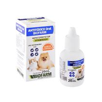 Antitóxico Oral Biofarm para Cães e Gatos 20 ml