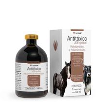 Antitóxico Ucbvet Hepatoprotetor Injetável 100ml Para Bovinos E Equinos