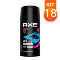 Antitranspirante Aerosol Axe 48h Marine Minerais e Salvia +Perfume 152ml (Kit com 18)