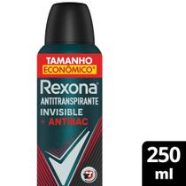 Antitranspirante Aerosol Rexona Men Invisible + Antibac 250ml Antitranspirante Aerosol Rexona Men Invisible + Antibac 250ml