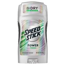 Antitranspirante/Desodorante Speed Stick, Aroma Fresco, Bastão 85 g (00022200951029), Pacote com 1 Antitranspirante/Desodorante Speed Stick, Aroma Fresco, Bastão 85 g (00022200951029), Pacote com 1