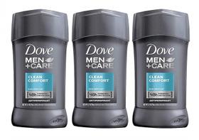 Antitranspirante Dove Men + Care Clean Comfort 76g 3 palitos