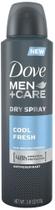 Antitranspirante Dove Men+Care Dry Spray Cool Fresh 9 unidades Antitranspirante Dove Men+Care Dry Spray Cool Fresh 9 unidades