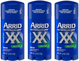 Antitranspirante e Desodorante Arrid XX Ultra Fresh 80ml (Kit com 3 Unidades)