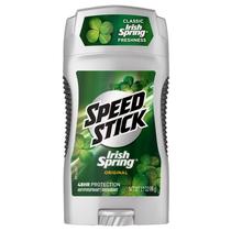 Antitranspirante e desodorante Speed Stick Irish Spring 80 ml, pacote com 6 Antitranspirante e desodorante Speed Stick Irish Spring 80 ml, pacote com 6