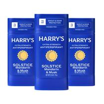 Antitranspirante Harry's Solstice 3 Unidades com proteção contra suor por 72h