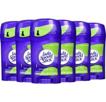 Antitranspirante Lady Speed Stick, Seco Invisível, 24 Horas, Pó Fresco, 40 g (6 Peças), Pacote Com 6 Antitranspirante Lady Speed Stick, Seco Invisível, 24 Horas, Pó Fresco, 40 g (6 Peças), Pacote Com 6