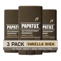 Antitranspirante PAPATUI Baunilha e Manteiga de Karité 78ml Pacote com 3