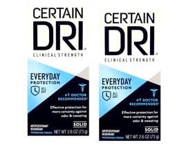 Antitranspirante sólido Certain Dri Clinical Strength 2x74g