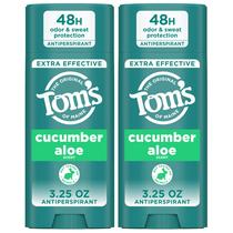 Antitranspirante Tom's of Maine Cucumber Aloe 96 mL, pacote com 2