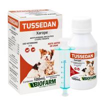 Antitussígeno Expectorante TUSSEDAN Xarope para tosses Cães e Gatos - 100mL - Biofarm Antitussígeno Expectorante TUSSEDAN Xarope para tosses Cães e Gatos - 100mL - Biofarm