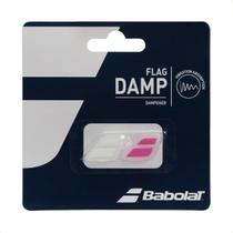 Antivibrador Babolat Flag Damp Rosa e Branco (Pack C/ 2 Un)