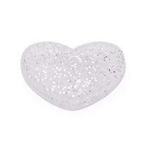 Antivibrador Coração Glitter Branco Antivibrador Coração Glitter Branco