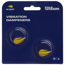 Antivibrador Wilson US Open Flame com 02 Unidades Amarelo e Azul