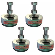 Antivibratório Amortecedor Vibra-Stop Mini 3/8" 90mm 500kg Kit 4 Peças