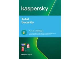 Antivírus Kaspersky Total Security 3 dispositivos Licença Anual Digital