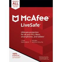 Antivírus McAfee LiveSafe Proteção Ultimate Ilimitada