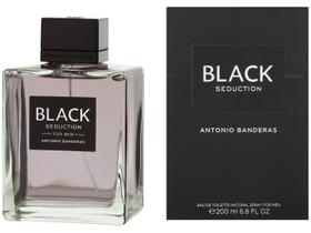 Antonio Banderas Seduction Black for Men Eau de Toilette - Perfume Masculino 200ml