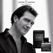 Antonio banderas seduction in black eau de toilette masculino 200ml