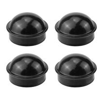 Antrader Tampas para Poste de Cerca de Tela 6,5 cm Pretas 4 un. Antrader Tampas para Poste de Cerca de Tela 6,5 cm Pretas 4 un.