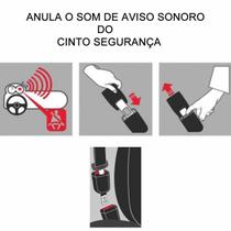 Anula Alarme Anti Aviso Adaptador Cinto Segurança Carro 2Uni