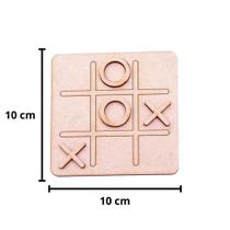 anuncio-Kit 50 Unidades Jogos Da Velha Tabuleiro Mdf 10x10cm Lembrancinhas Aniversário -