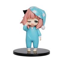 Anya Forger com capa de dormir Anime Action Figure Brinquedos 13CM