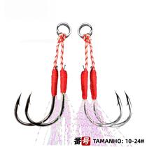Anzóis De Pesca Em Aço De Alto Carbono 10 Pares Com Espinhos Acessórios Para Iscas De Jigging Anzóis De Pesca Em Aço De Alto Carbono 10 Pares Com Espinhos Acessórios Para Iscas De Jigging