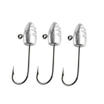 Anzóis De Pesca Light Jigging JOHNCOO 10pcs Cabeça De Jig Exposta 2g 3g 5g Anzóis Para Iscas Macias Anzóis De Pesca Light Jigging JOHNCOO 10pcs Cabeça De Jig Exposta 2g 3g 5g Anzóis Para Iscas Macias