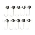 Anzóis De Pesca Micro Jig Head 1g-5g 10pcs Mini Crank Jig Para Pesca No Gelo Isca Macia