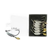 Anzóis De Pesca Micro Sharp Eight Xi Com Teflon Eletroplaqueado 2G-4G, Pacote Com 6 Para Água Doce E