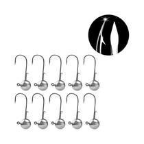 Anzóis Jig De Cabeça Grande 1g-20g, Haste Longa Anti-Engate Com Ponta Esférica Para Pesca Com Iscas