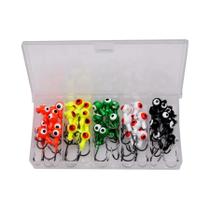 Anzóis Jig Head Coloridos 50 Peças/Caixa 1g 1.8g 3.5g 5g 7g Anzóis De Pesca De Cabeça Redonda Para Anzóis Jig Head Coloridos 50 Peças/Caixa 1g 1.8g 3.5g 5g 7g Anzóis De Pesca De Cabeça Redonda Para