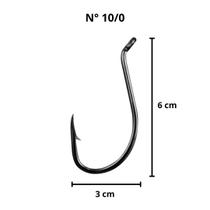 Anzol 12146 black nickel marine sports