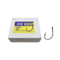 Anzol 12147 N4/0 Nickel Cx.100pçs Marine Sports