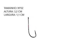 Anzol 4330 preto com 10 unidades