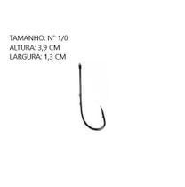 Anzol 4330 preto com 10 unidades