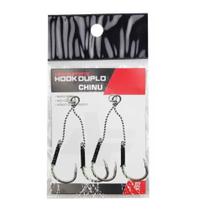 Anzol Albatroz New Suporte Hook Duplo Chinu 9 - 2pcs / 4anzois Anzol Albatroz New Suporte Hook Duplo Chinu 9 - 2pcs / 4anzois