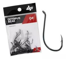 Anzol Albatroz Octopus Beak Black N 1/0 - 14 Peças