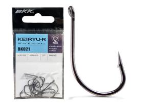 Anzol BKK Keiryu-R Black Niquel BK021 Nº10 - Cartela C/ 10 Peças