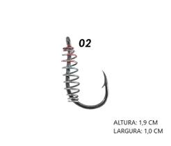 Anzol carpeiro com mola 12147 com 6 unidades Anzol carpeiro com mola 12147 com 6 unidades