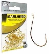 Anzol cartela marine sports maruseigo gold 18 c/50 - Marine Sports Do Brasil