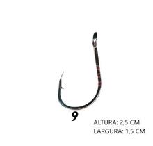 Anzol chinu black com 10 unidades Anzol chinu black com 10 unidades